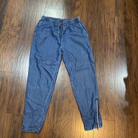 All Saints Eliza Denim Look Jogger Style Trouser size 2 - Picture 2 of 7